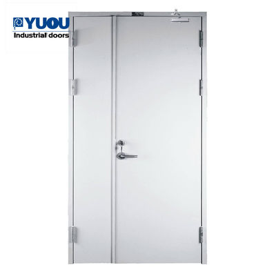 3 Hour Fireproof Single Leaf Swing Door 4mm Hinges 200kg With Auto Seal