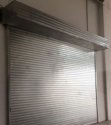Exterior 4 Hours Fire Rated Roller Shutter Door Metal 2m/min Industrial 380V