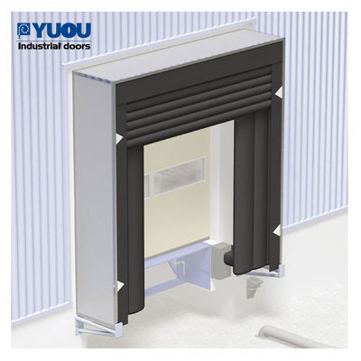 Energy Saving 380V Truck Loading Dock Shelters Seals IP54 Anti Crush 3.6kg/m