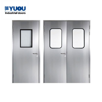 Lab Blue Automatic Steel Door Medical Side EPDM 0.8mm Sheet Operating