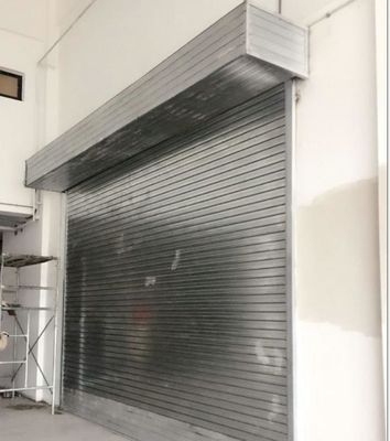 Exterior 4 Hours Fire Rated Roller Shutter Door Metal 2m/min Industrial 380V